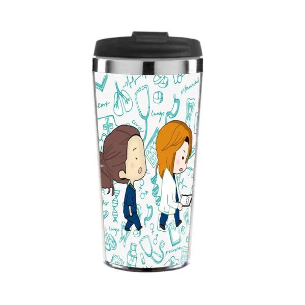 Copo Termico Personalizado Greys Anatomy Personagens